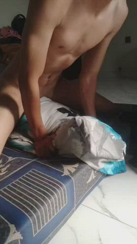 asian cock pillow humping clip