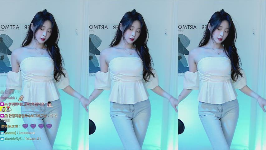 asian big tits dancing korean clip