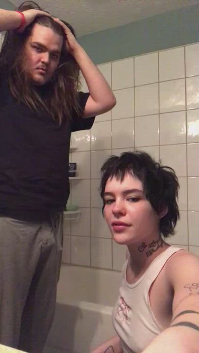 Bathtub Blowjob Tattoo clip