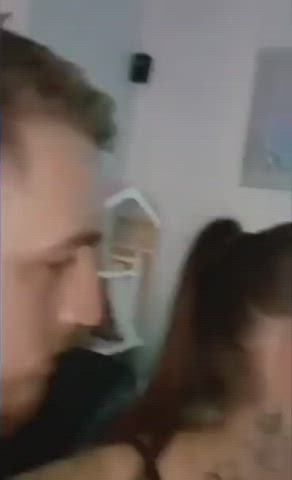 kissing mmf sloppy clip