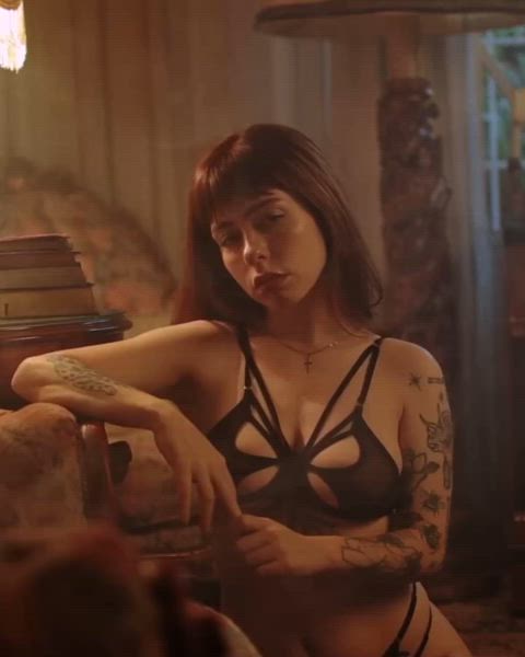 brazilian model onlyfans pale redhead tattooed clip