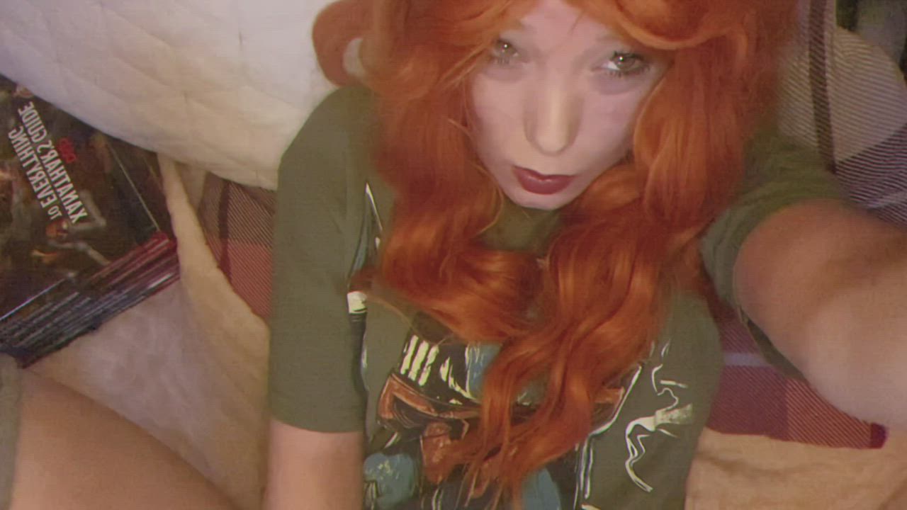 Masturbating Petite Redhead clip