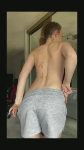 nude tits undressing clip