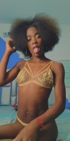 african ebony kiss pussy small tits clip