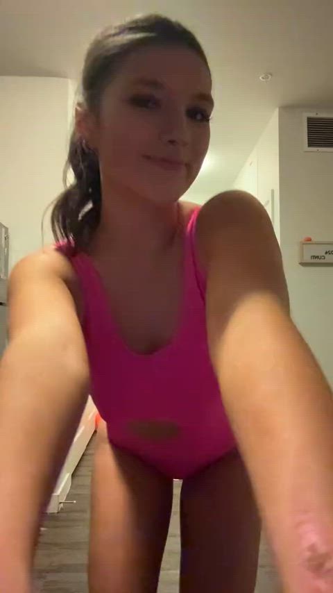dancing swimsuit teen tiktok one-piece-swimsuits tik-tok clip