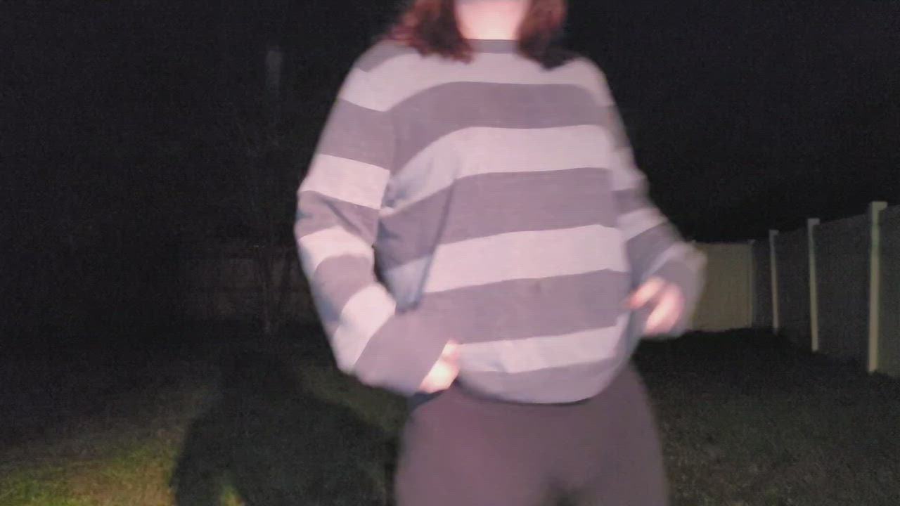 Showing off outside π