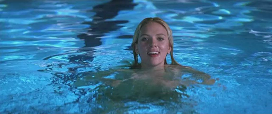 celebrity scarlett johansson wet clip