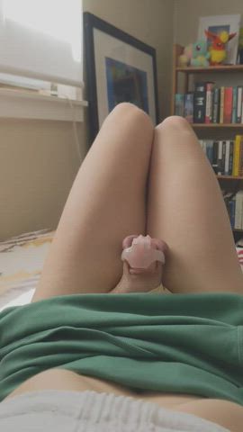 Tiny Squirt While Locked 💕