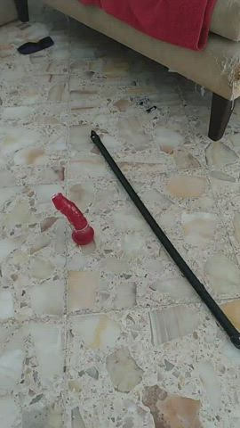 bar dildo magic wand clip