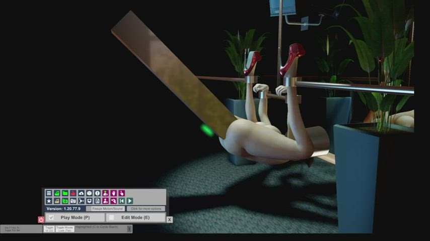 3d bondage machine clip