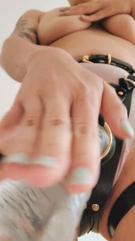 Beg me to peg you
