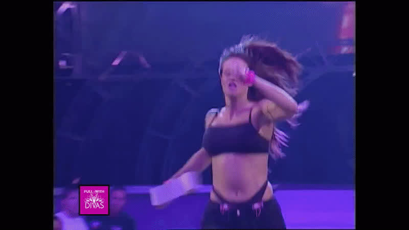 Brunette Lita Wrestling clip