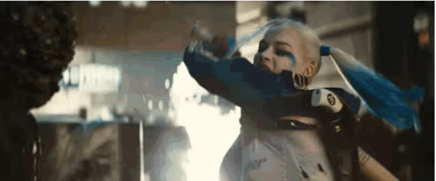 bdsm blonde harley quinn clip