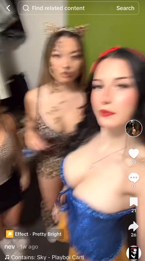 big tits halloween teen tits clip