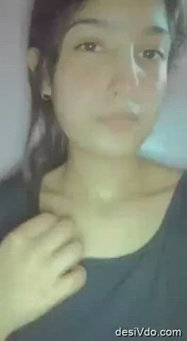 desi selfie striptease clip