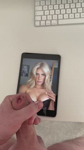 Blonde Cock Tribute clip