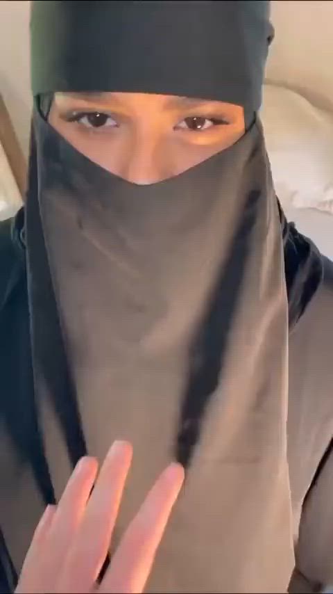 bdsm big tits corset cumshot hijab interracial clip