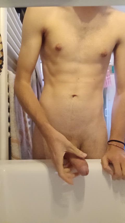bwc big dick cum cumshot italian jerk off monster cock teen clip