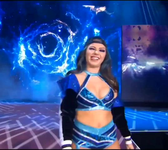 babe big tits brunette cute wrestling clip