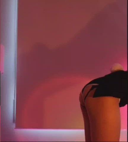 bunny cosplay korean striptease tight ass clip
