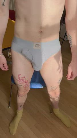 big dick precum underwear bulgexxl clip
