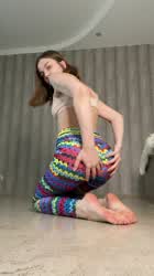 Ass Leggings Teen clip