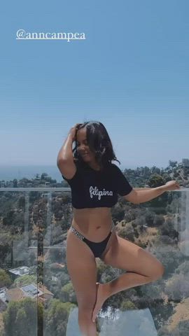 Asian Bikini Legs clip