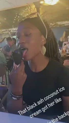 Ebony Lips Sex Toy clip