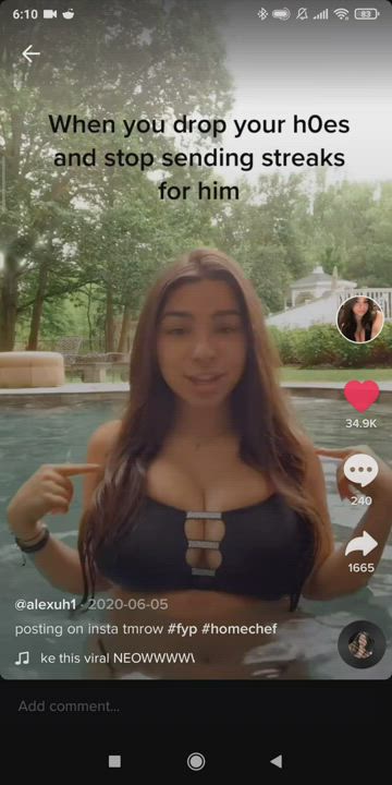 Big Tits Teen TikTok clip