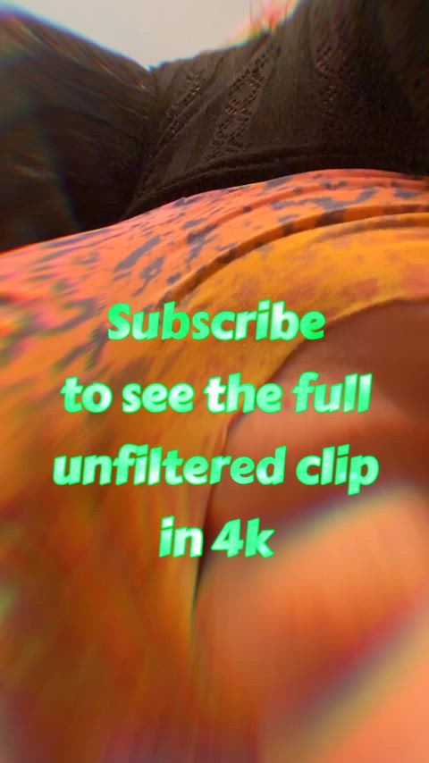 Full 4K clip on the wall for subscribers😈