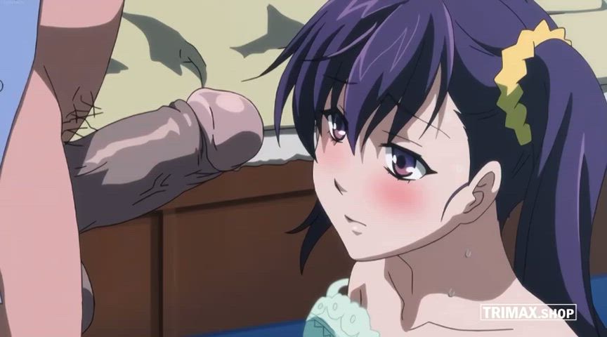 animation blowjob face fuck forced hentai licking nsfw clip
