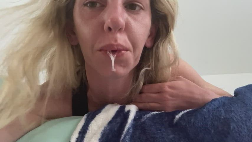 drooling milf spit clip