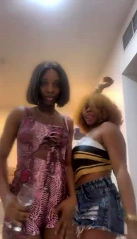 African African American Afro Ass Clothed Dancing Lesbian Lesbians Twerking clip