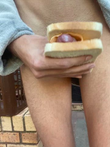 food fetish hard little dick clip