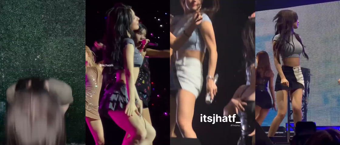 celebrity dancing kpop clip