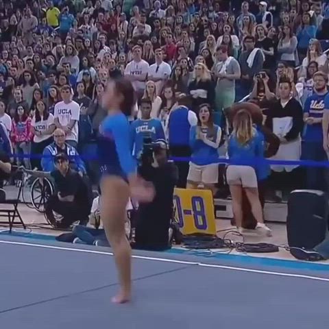 asian ass cute dancing gymnast legs pussy slut teasing whore clip