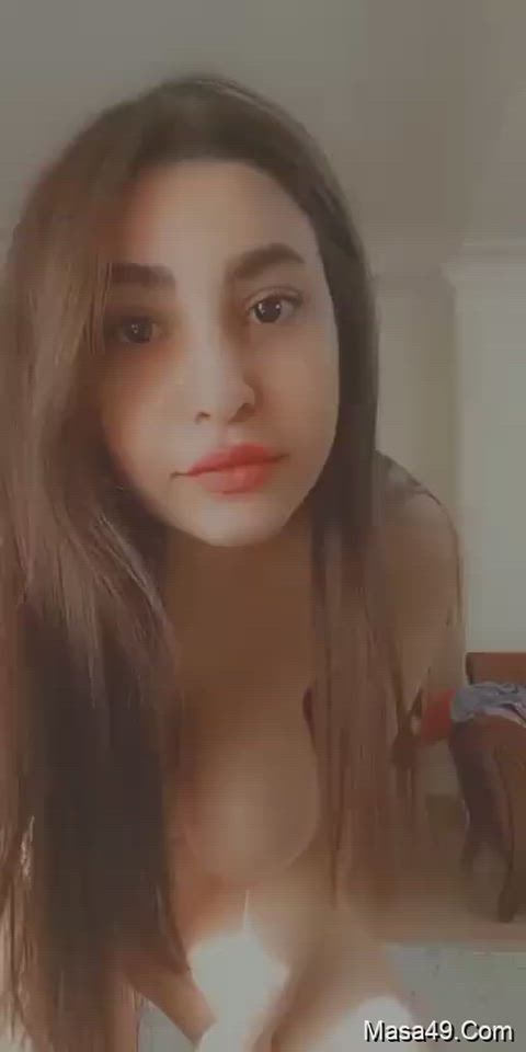 boobs cute desi homemade selfie smile clip