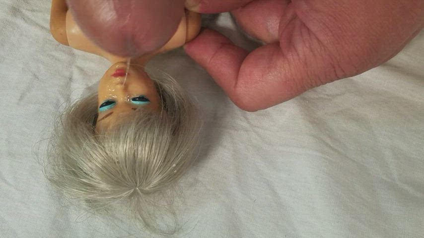 cumshot doll masturbating clip