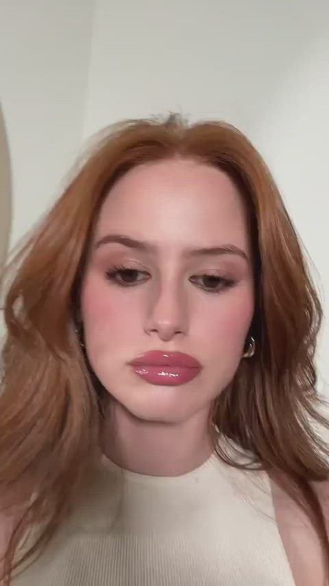 lipstick pale redhead clip