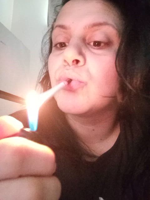 amateur big tits onlyfans smoking clip