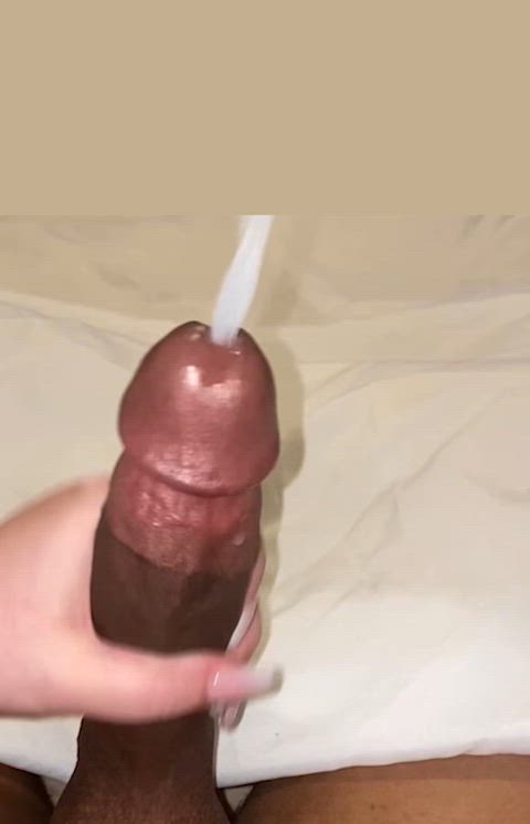 big dick cumshot handjob nails clip