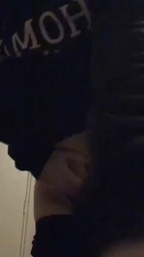 amateur ass schoolgirl skinny strip teen teens underwear euroslut tik-tok clip