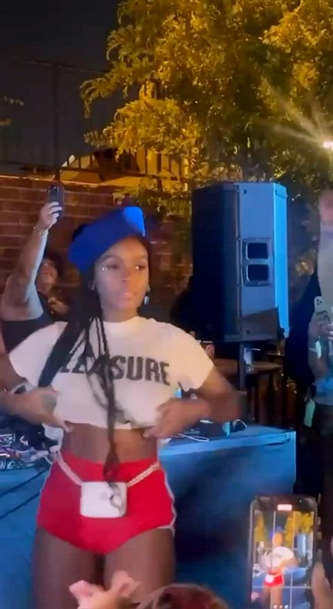 big tits boobs celebrity ebony flashing tits clip