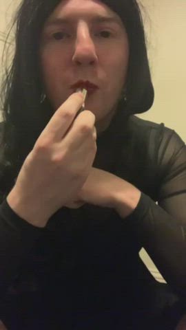 lipstick sissy skirt clip