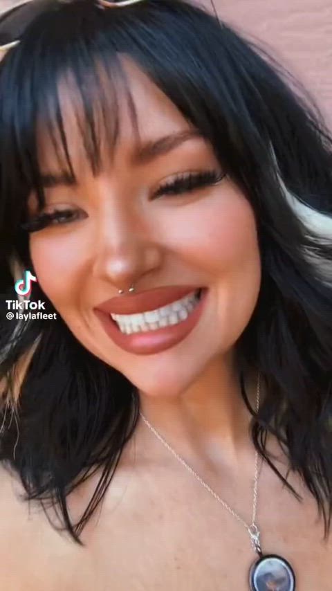 brunette goth long tongue tongue tongue fetish clip