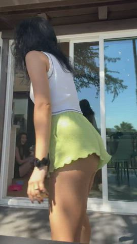green shorts edit