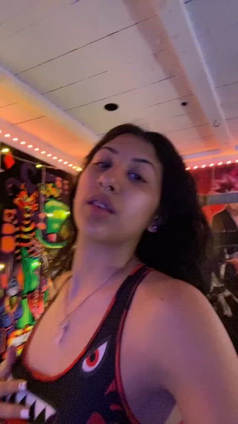 18 years old cute latina model solo tease tiktok clip