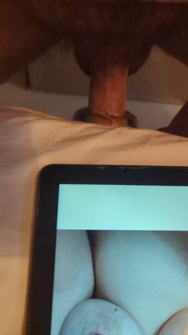 big tits cum tribute clip