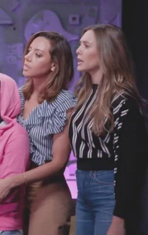 ass aubrey plaza spanking tight ass clip