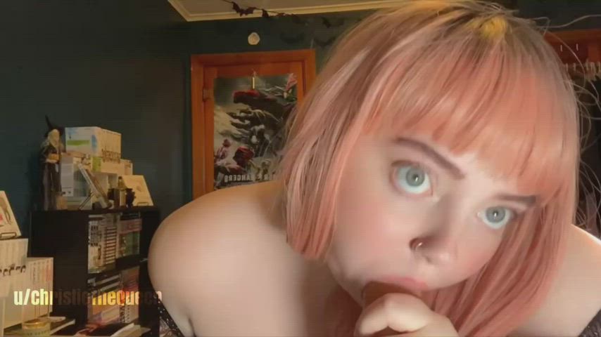 blowbang blowjob spit clip